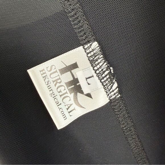 HK Maximum Zipper Short Overall Garment in Black Size Large SKU #: MZS-BL - Picture 9 of 9